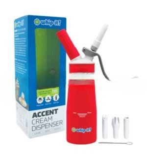 Whip-It Accent Cream Dispenser 1/3L-0.7PT - Red