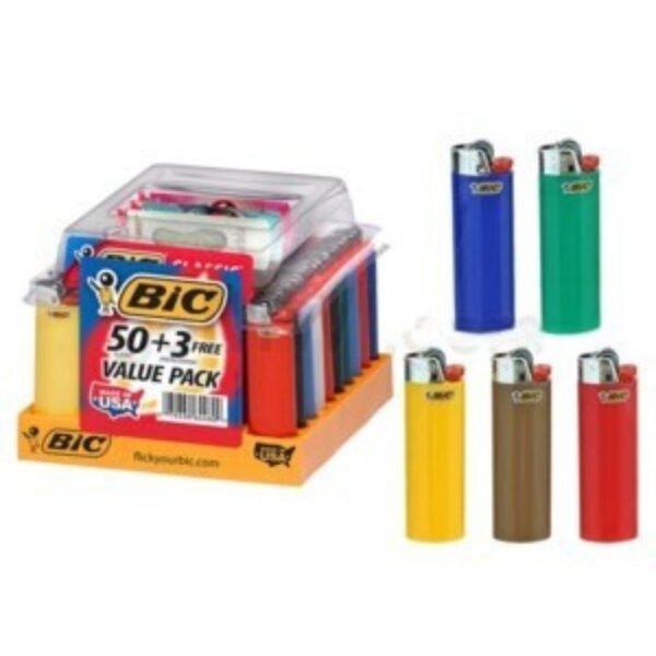 BIC Disposable Regular Lighter 53CT/BX