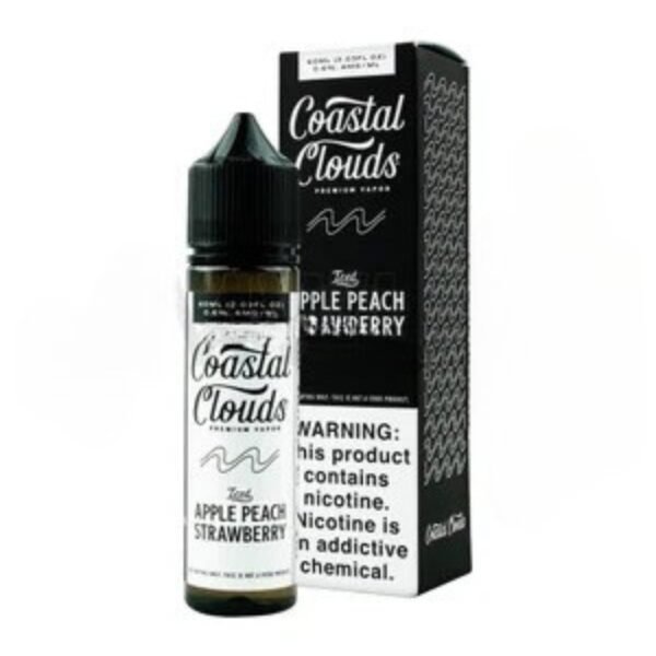 Coastal Clouds 60ml 3mg - Apple Peach Strawberry Ice