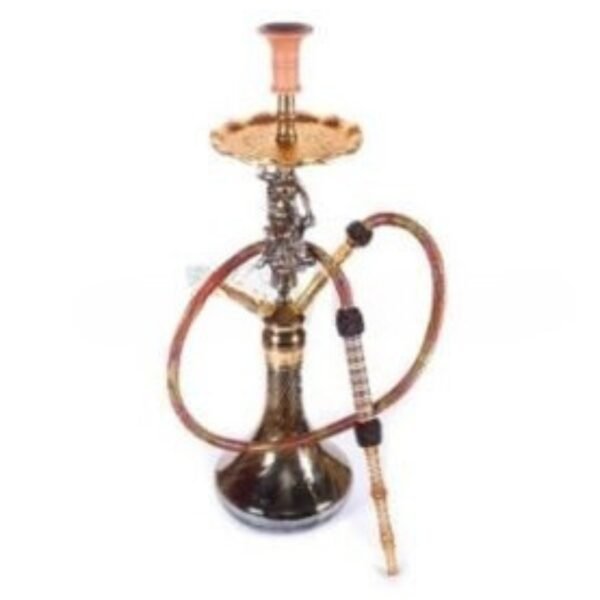 Abu Ali Hookah 26" 1-HS Cobalt - Bronze