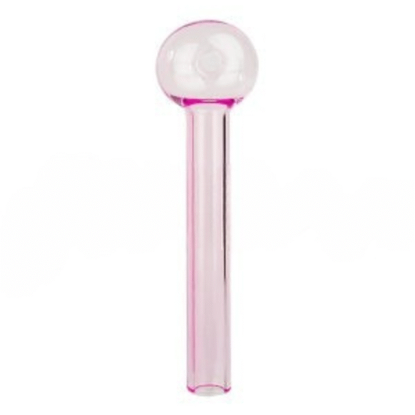 Glass Oil Burner 4" Heavy Wall Pink (KIT0015)