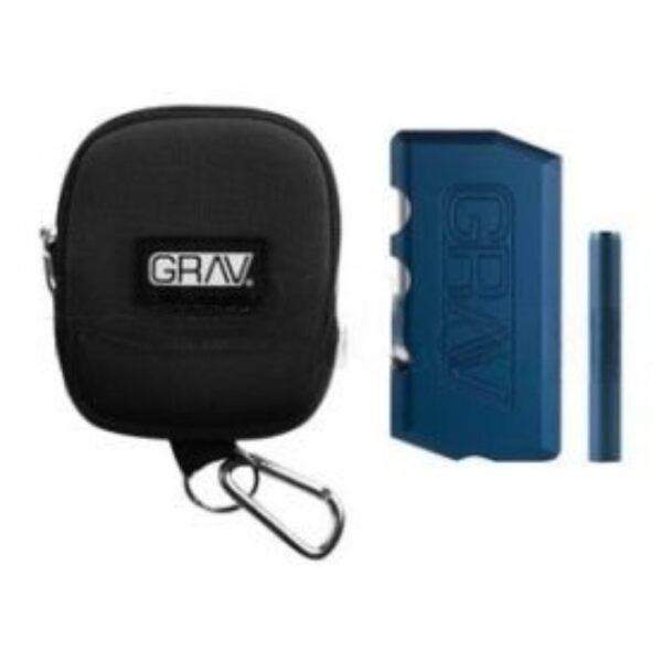 GRAV 3.75" CNC Aluminum Dugout + Taster Bat & Case-Midnight