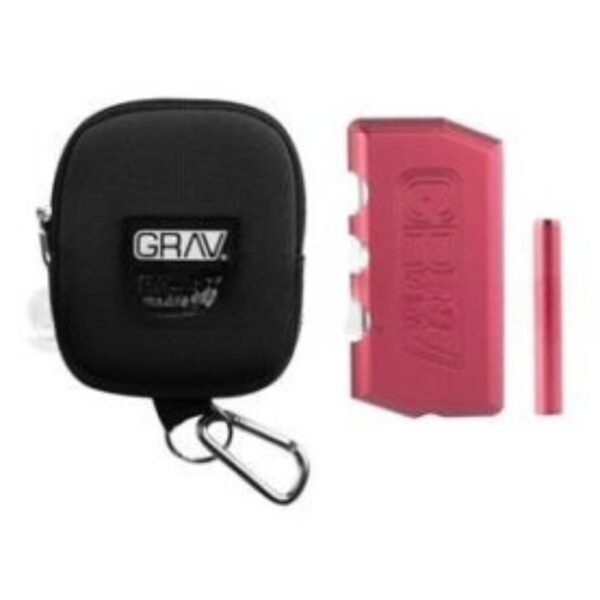 GRAV 3.75" CNC Aluminum Dugout + Taster Bat & Case-Blush
