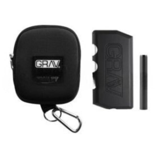 GRAV 3.75" CNC Aluminum Dugout + Taster Bat & Case-Black