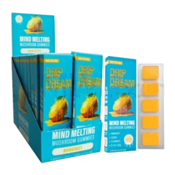 Drip Dream 650mg Mushroom Gummies 5PK - Mangooey