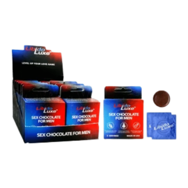 Libido Luxe Sex Chocolate For Men 2Pk 12PC/BX