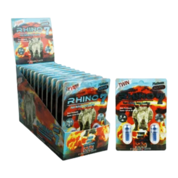 Rhino 7 Twin Platinum 8000K 2PK 24CT/BX