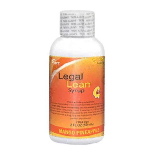 Legal Lean Syrup 2oz - Mango Pineapple