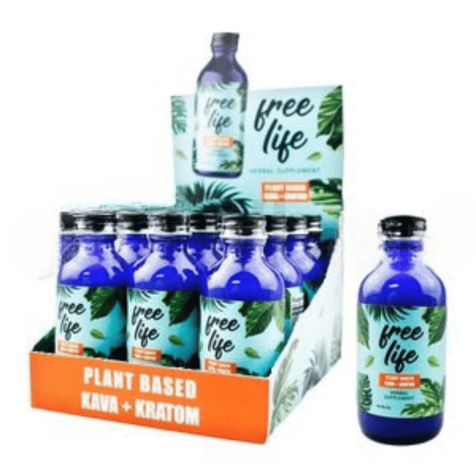 Free Life Plant Based Kava & Kratom 2oz 12CT/BX *