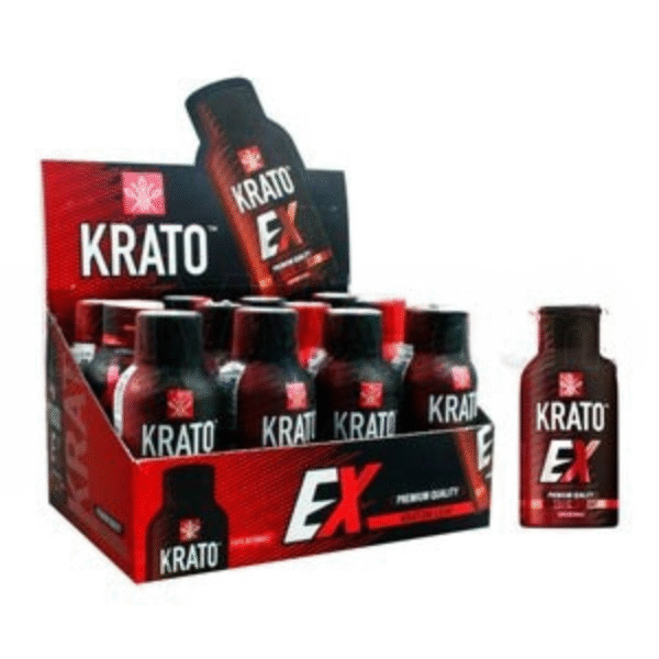 Krato Ex Mitragynine 100mg Kratom 1.9oz/56ml Shot 12CT/BX