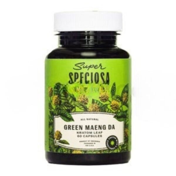 Super Speciosa Kratom Green Maeng Da - 30g 60ct Bottle