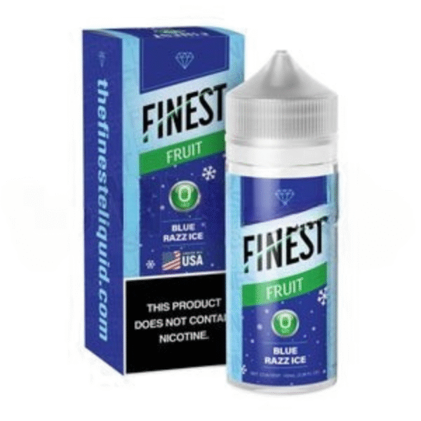 Finest E-liquid 100ml 0mg - Blue Razz Ice