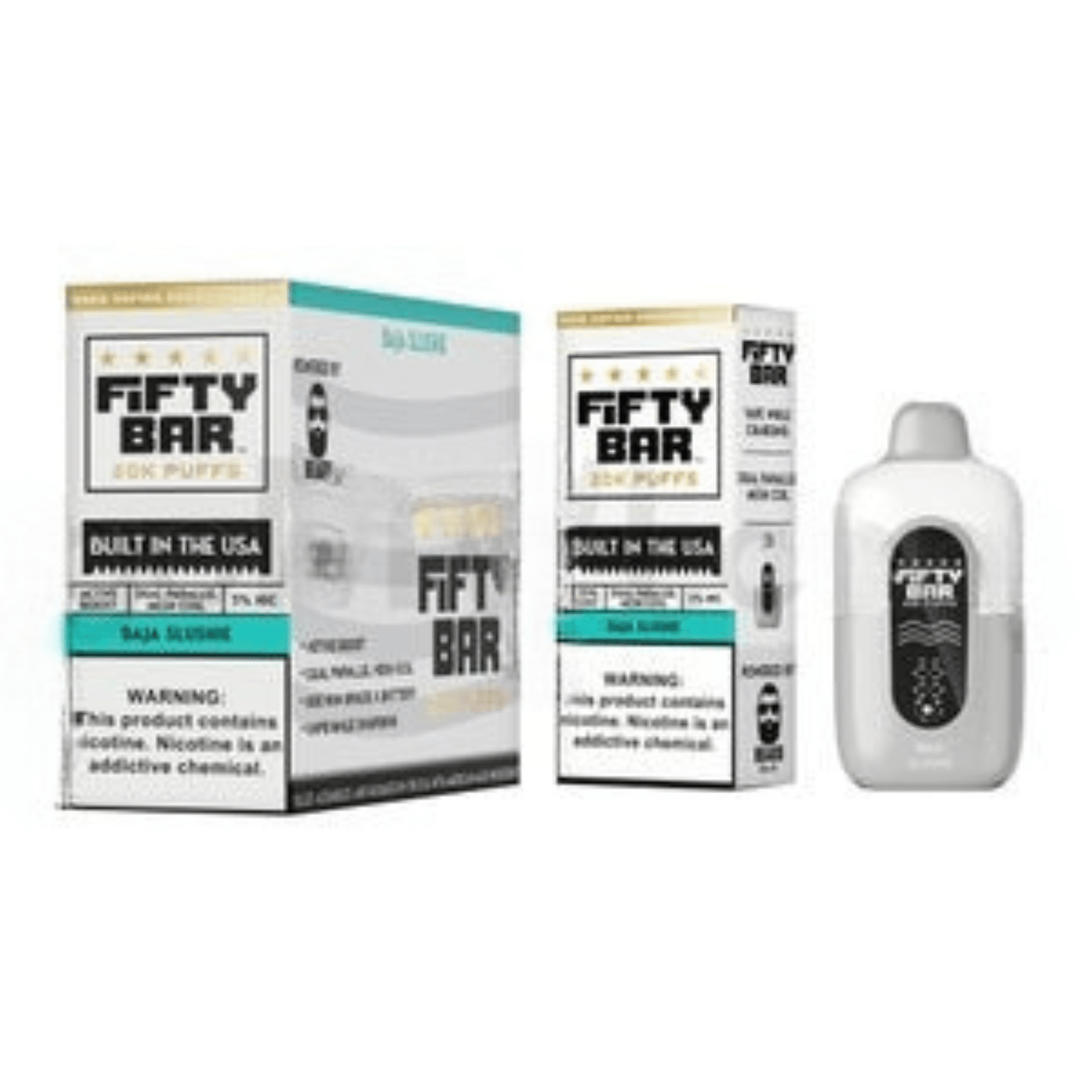 Fifty Bar White Series Disposable 18ml 5% - Baja Slushie