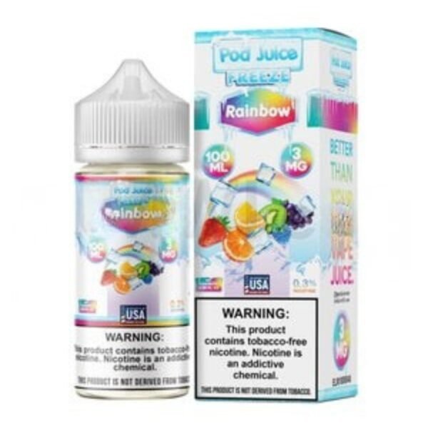 Pod Juice TFN E-liquid 100ml 3mg-Rainbow Freeze