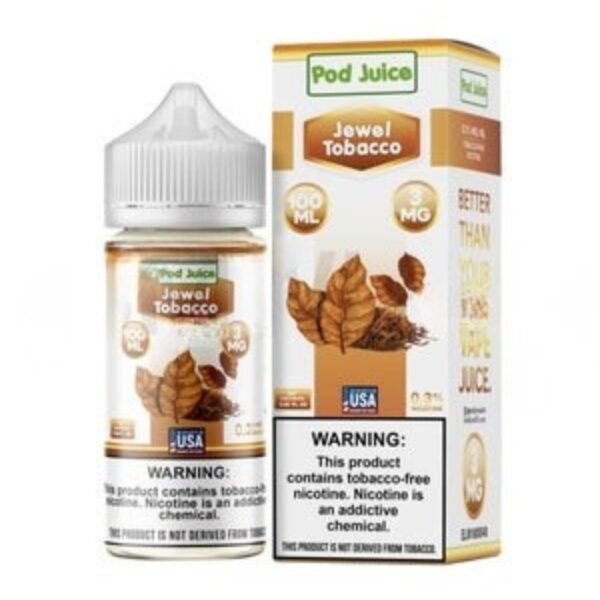 Pod Juice TFN E-liquid 100ml 3mg-Jewel Tobacco