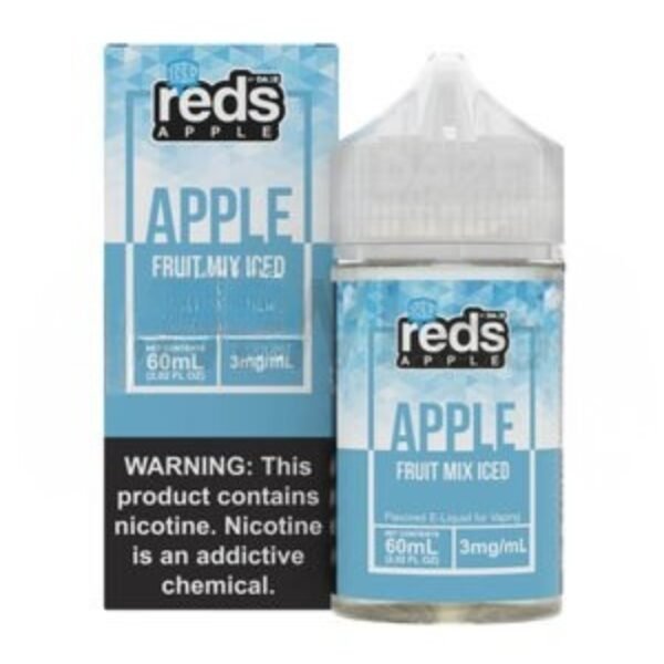 Reds Apple E-liquid 60ml 3mg - Fruit Mix Iced