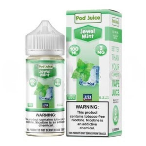 Pod Juice TFN E-liquid 100ml 3mg-Jewel Mint