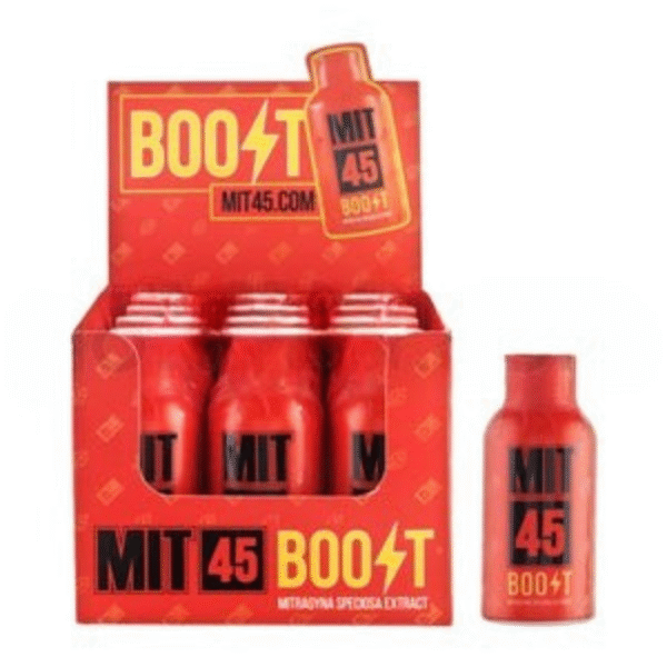 MIT45 Boost 0.5oz/15ml Kratom Shots w/ Caffeine 12CT/BX