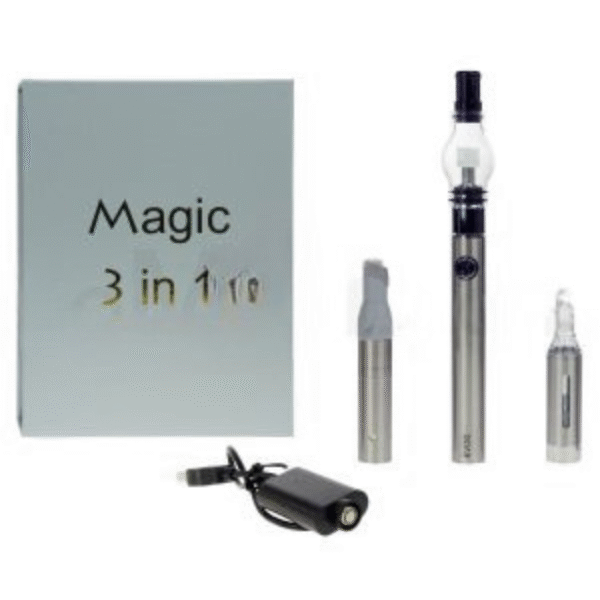Magic EVOD 3-in-1 1100mah Vaporizer Pen-Silver