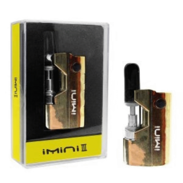 CE3 Oil Vaporizer 500mah iMini 3 Crystal Box Kit - Gold
