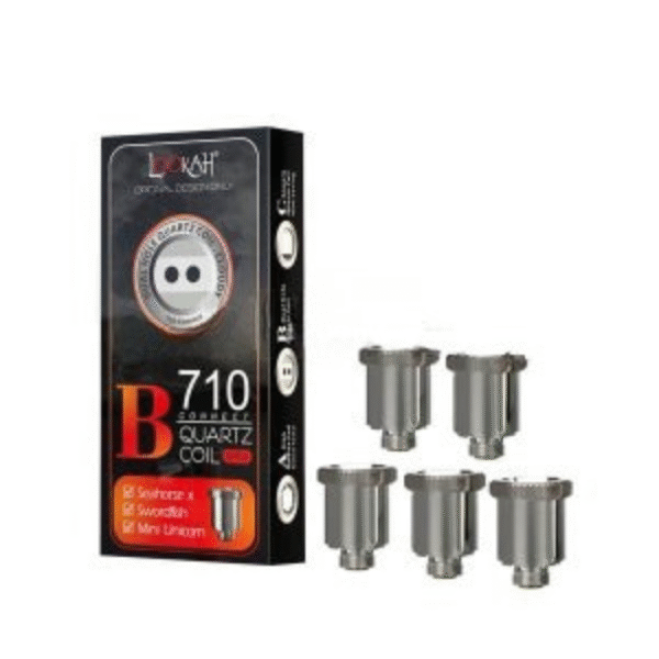 Lookah B 710 Dual Hole Quartz Wax Dish Coils