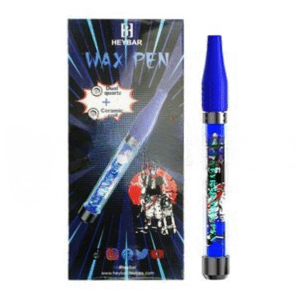 Heybar Wax Pen Transparent Vaporizer - Blue