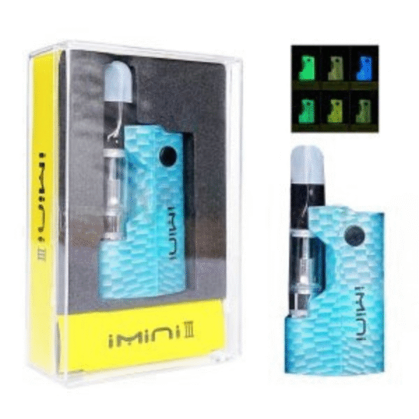 CE3 Oil Vaporizer 500mah iMini 3 Glow In the Dark- Blue