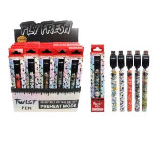 Fly Fresh 1100mAh Slim Twist VV Battery - Retro*