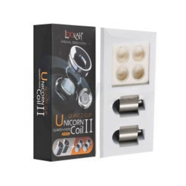 Lookah Unicorn Quartz Coils #2 - 2CT Atomizers & 4CT Cups
