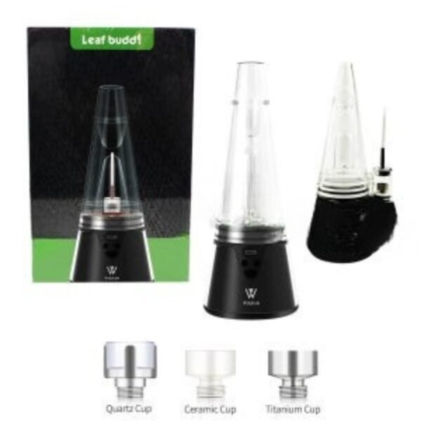 Leaf Buddi Wuukah Electronic Rig Vaporizer 3200mAh - Black