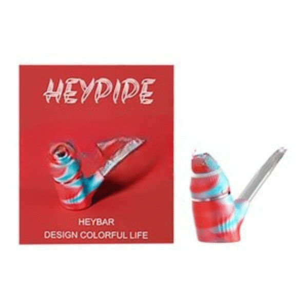 Heybar Heypipe Sherlock Wax Vape - Red & Blue