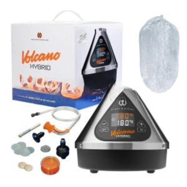 Storz & Bickel Volcano Hybrid Dry Herb Vaporizer -Silver