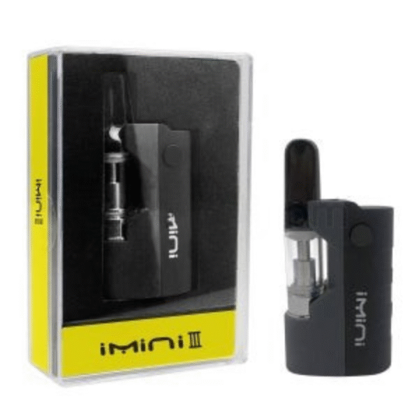 CE3 Oil Vaporizer 500mah iMini 3 Crystal Box Kit - Black Grey