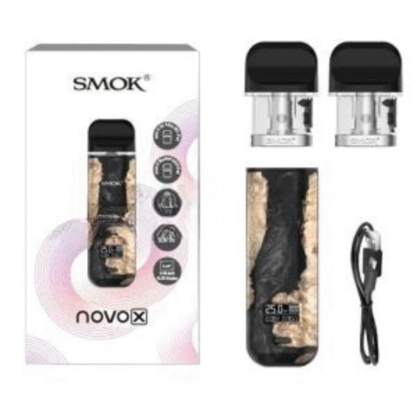 Smok Novo X Kit 800 mAh-Black Stabilizing Wood