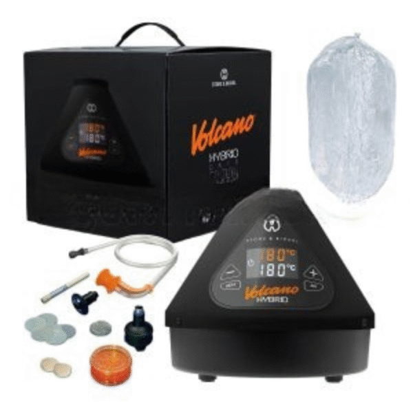 Storz & Bickel Volcano Hybrid Dry Herb Vaporizer -Onyx Black