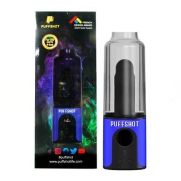Puffshot Portable Vape Cup Dab & Carts - Blue
