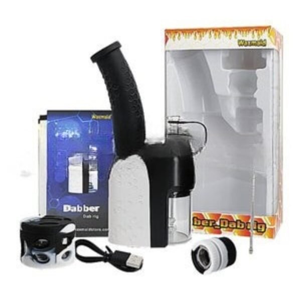 Waxmaid 1900mAh 4.2V Dab Rig Vaporizer - White