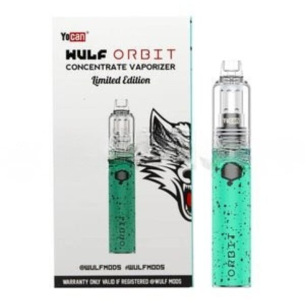 Wulf Mods Orbit 1700mah Concentrate Vape-Teal-Black Spatter